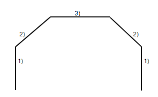 Skizze des Altarraumes (von oben betrachtet)